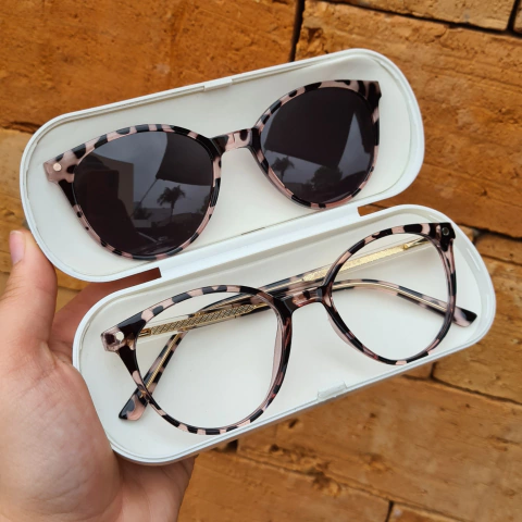 CP0785 - ÓCULOS CLIP-ON GRACE ANIMAL PRINT