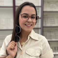 6568 - ÓCULOS CLIP-ON PETIT MARROM - comprar online