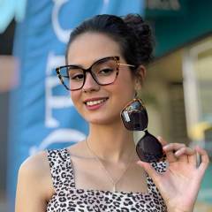 CP056 - ÓCULOS CLIP-ON ELZA MARIA