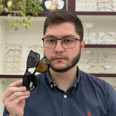 CP0749 - ÓCULOS CLIP-ON RAVI PRETO - comprar online