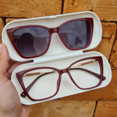 BS9090 - ÓCULOS CLIP-ON LUNA VERMELHO - comprar online