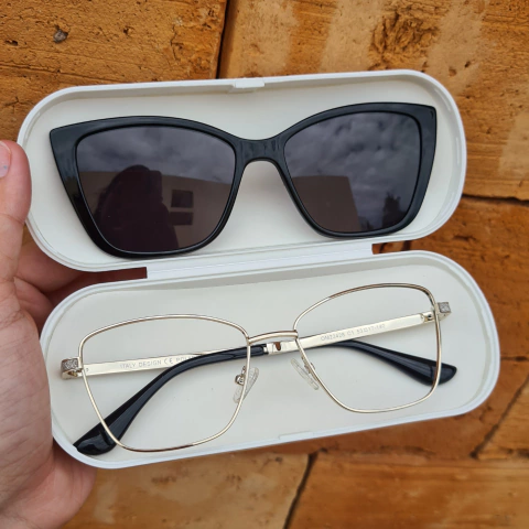 OM22428 - ÓCULOS CLIP-ON SHINE PRATA - comprar online