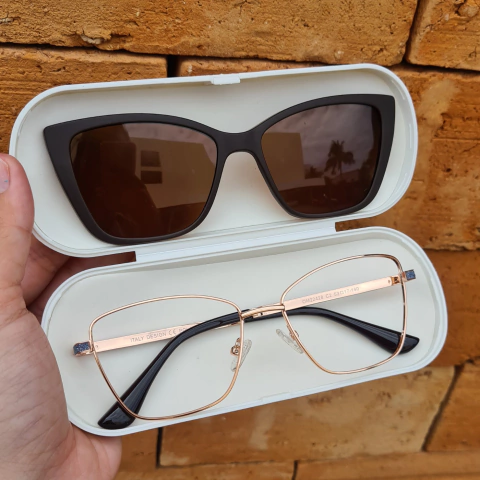 OM22428 - ÓCULOS CLIP-ON SHINE DOURADO - comprar online