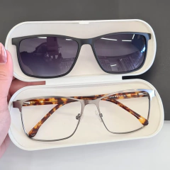 C0154- OCULOS CLIP-ON CAIO PRATA - NB Óculos