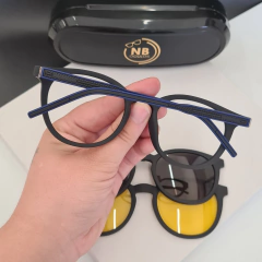 CP0737 - ÓCULOS CLIP-ON BLAKE AZUL/PRETO - comprar online