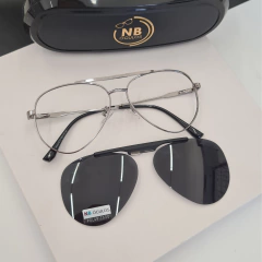 CP0739 - ÓCULOS CLIP-ON MAVERICK PRATA