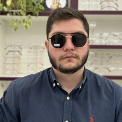 CP0759 - ÓCULOS CLIP-ON HEXAGONAL PRATA na internet