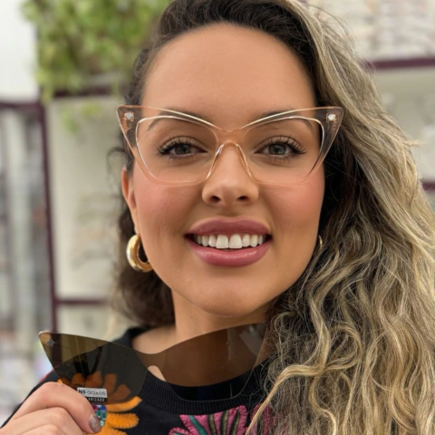 ÓCULOS CLIP-ON OLÍVIA MARROM