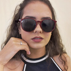 6511 - ÓCULOS CLIP-ON DUDA VERMELHO na internet