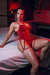 BODY EM TULE E RENDA COM CINTA LIGA MUITO SEXY E ELEGANTE