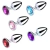 PLUG ANAL (P) DE METAL COM PEDRA - comprar online