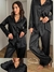 Conjunto Amira Negro Labrado - comprar online