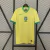 Camisa-titular-da-Seleção-Brasileira-2024-Amarela-Nike- Gola V verde- para a Copa América