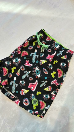Short de baño estampado - comprar online