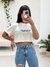 T-shirt Cropped Happiest Girl - loja online