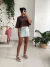 Imagem do T-shirt Cropped Wanderlust Marrom