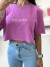 T-shirt Cropped Rosé