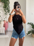 Cropped Ava Preto - Trinity