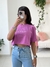 T-shirt Cropped Rosé na internet