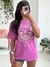 T-shirt Be Here Rosa na internet