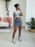 Shorts-Saia Mia Cinza - comprar online