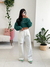 Moletom Cropped Hope Verde na internet