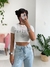 Cropped Sweet Life White - comprar online