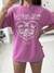 T-shirt Be Here Rosa - comprar online