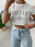 Cropped Sweet Life White - Trinity
