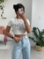 Cropped Sweet Life White - comprar online