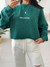 Moletom Cropped Hope Verde - comprar online