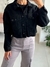 Jaqueta Cropped Vintage Black