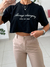 T-shirt Cropped Changing