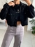 Jaqueta Cropped Vintage Black - comprar online