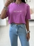 T-shirt Cropped Rosé na internet
