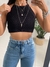Cropped Mira Preto - comprar online