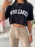 T-shirt Cropped Who Cares