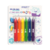 Giz de Cera 6 Cores ColorJoy Retrátil Para Banho Com 2 Esponja Leo&Leo