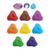 Giz de Cera 8 Cores Triangular Acrilex - comprar online