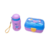 Kit Lanche Fundo do Mar Garrafa Plástica + Marmita + Talheres Leo&Leo na internet