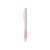 Lapiseira 0,5mm Poly Teen da Faber-Castell na cor rosa com detalhes transparentes.