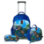 Kit Mochila Infantil Com Rodas, Lancheira e Estojo Dino Santino - Papelaria Pingo de Ouro