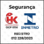 Certificado de segurança do Giz de Cera 6 Cores ColorJoy, incluindo logos da certificadora e do INMETRO.