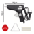 Pistola de Cola Quente 40w Bivolt Preta Gatte - comprar online