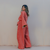calça terracota / Ayra / linho com viscose - loja online