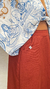 saia mid terracota / Tuta / linho com viscose - comprar online