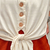 blusa regata faixa botões off white / Laguna / 100% viscose - loja online