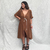 vestido marrom / illari / 100% viscose - comprar online