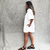 vestido curto off white / Yacu / linho com viscose - Andina