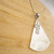 pingente prata bali leque arabesco madreperola triangulo / 6 cm - comprar online
